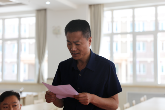 门克庆煤矿矿长刘宝江同志为开幕式活动致辞